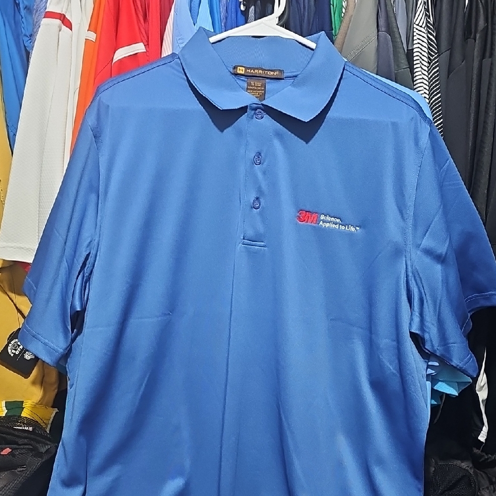 3M Golf Blue Polo Shirt by